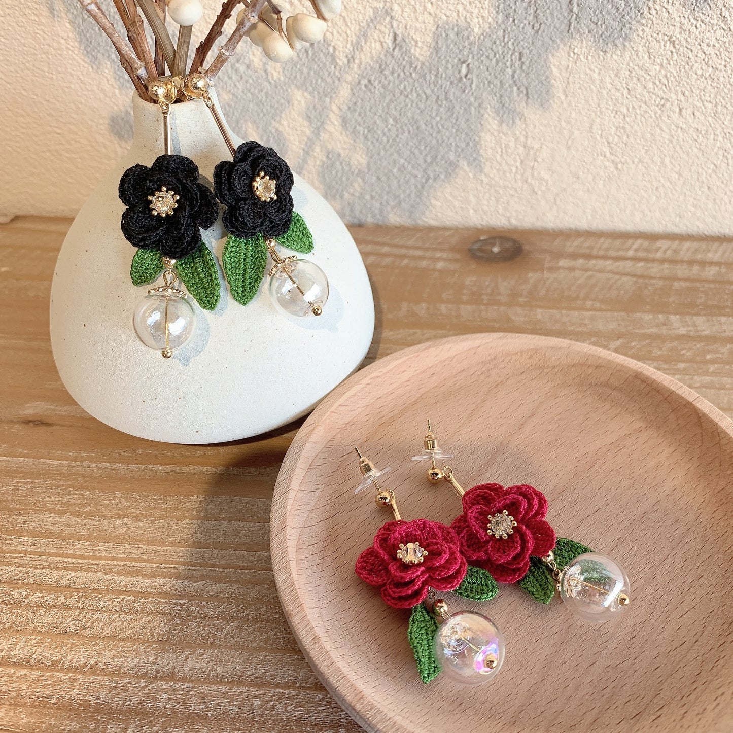 Camellias red straight